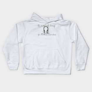 Podcast Thing Kids Hoodie